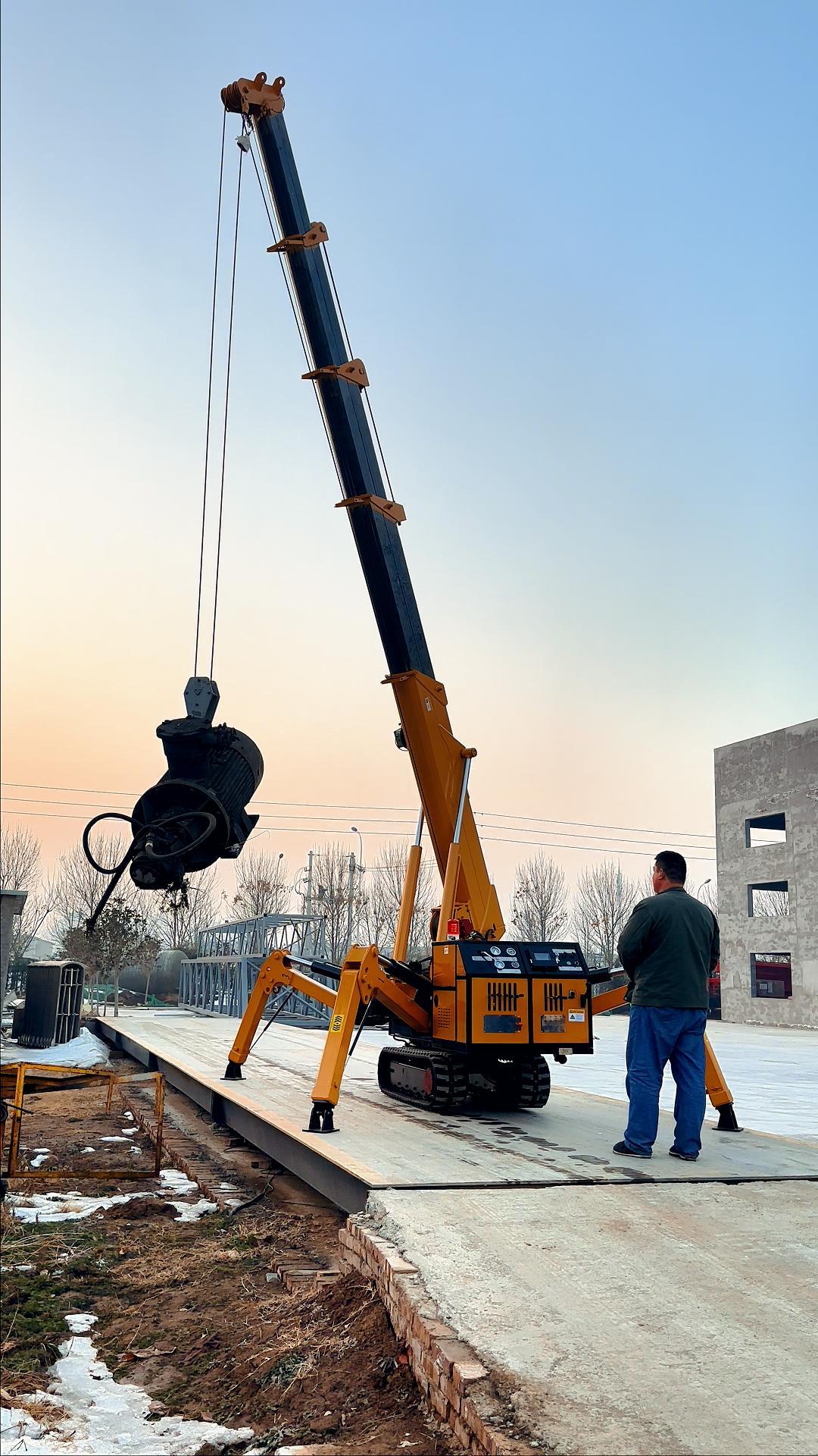 華鷹機(jī)械履帶式蜘蛛吊車的應(yīng)用領(lǐng)域都有哪些